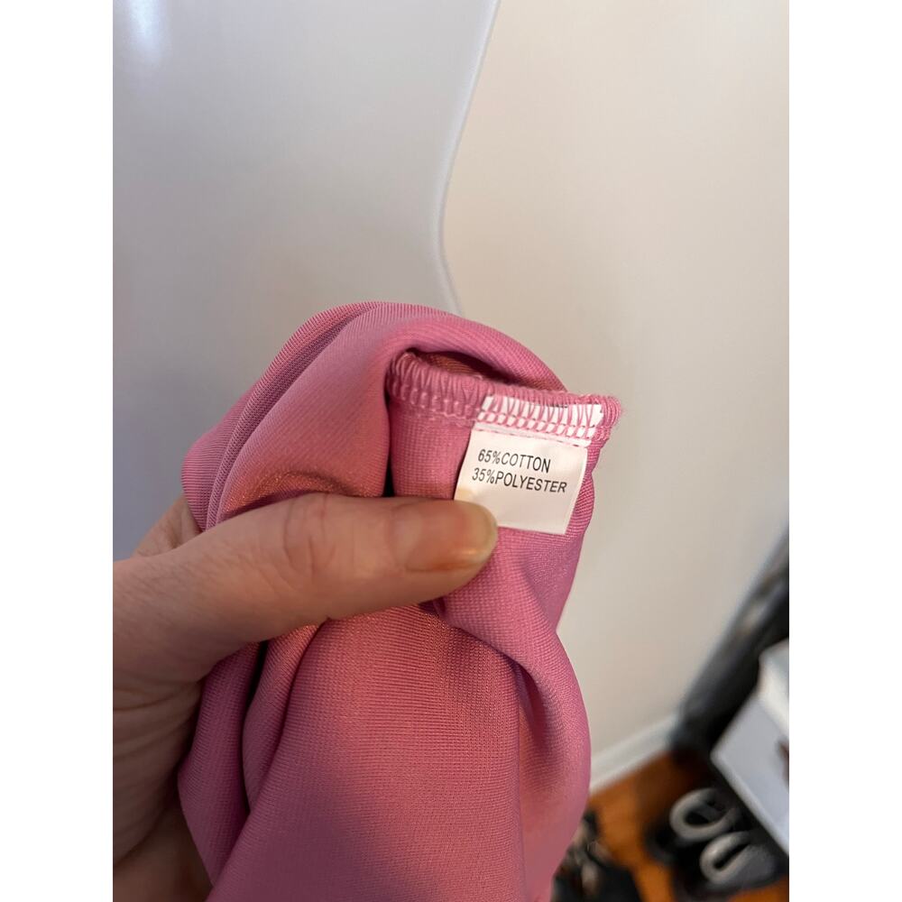 Hello Molly One-Shoulder Midi Dress in Pink - Picture 5 of 7